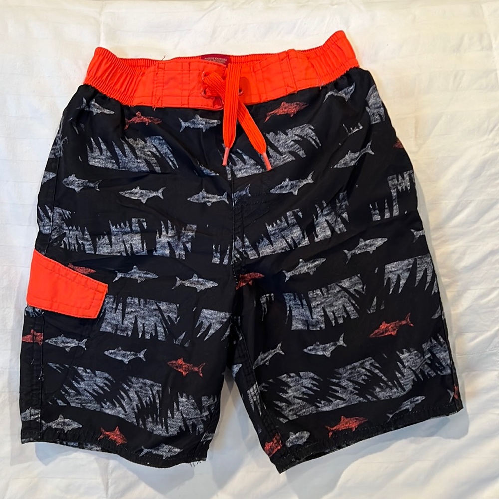 Arizona jeans swimming trunks boys size 6 one pocket